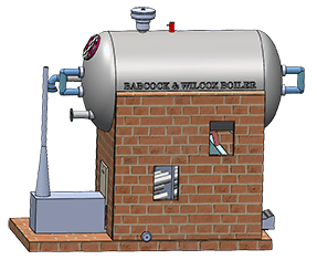 Babcock and Wilcox Boiler: Parts, Construction & Principle of Working